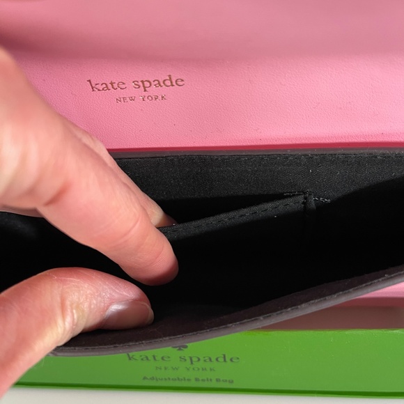 Kate Spade bubblegum pink bow leather adjustable belt bag NWB - Picture 8 of 8